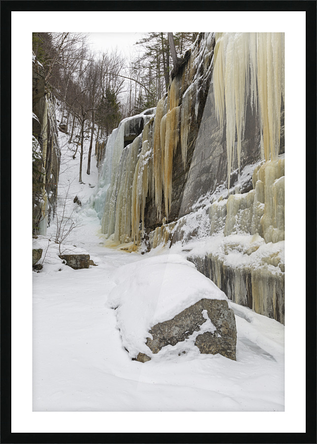 Pitcher Falls - Albany New Hampshire Picture Frame print
