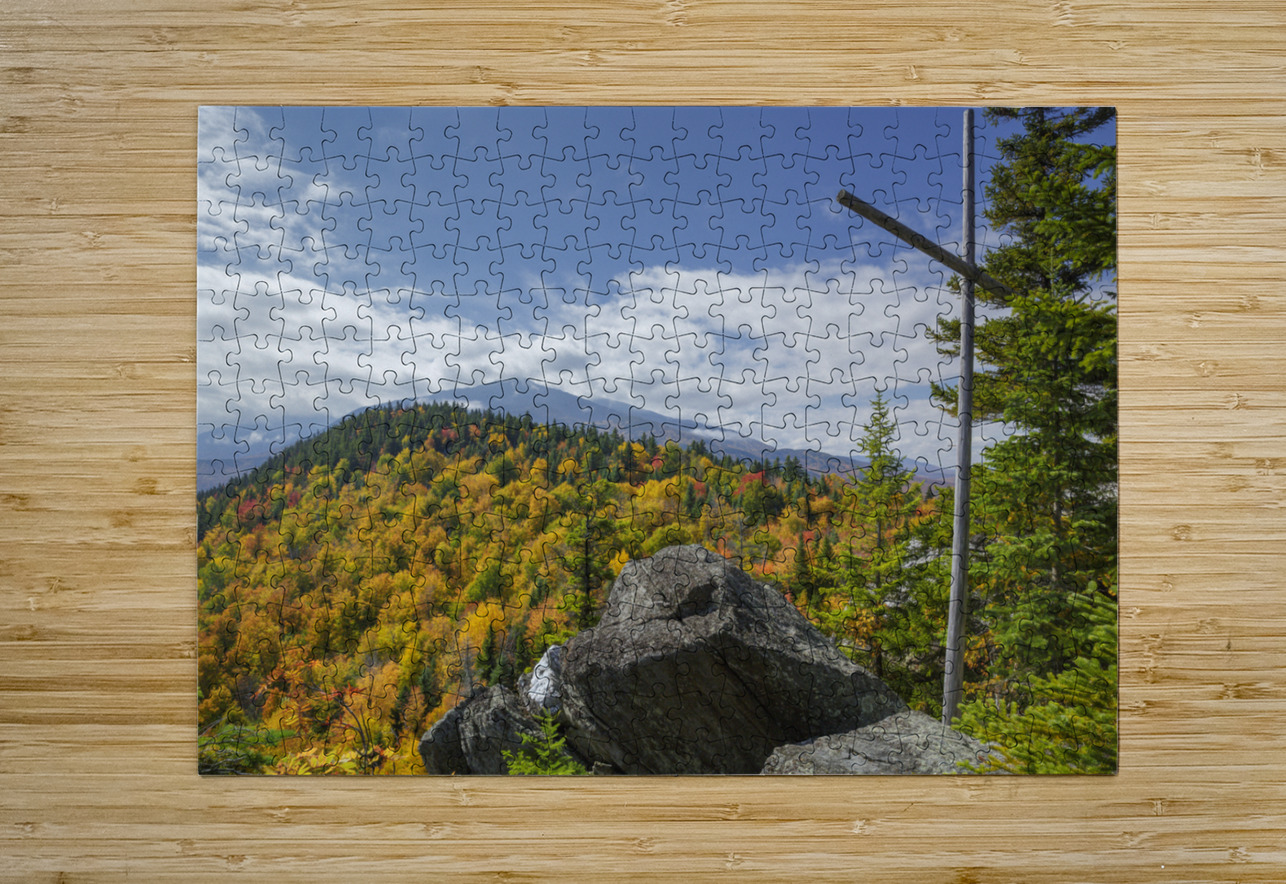 Chapel Rock - Pine Mountain New Hampshire  HD Metal print with Floating Frame on Back