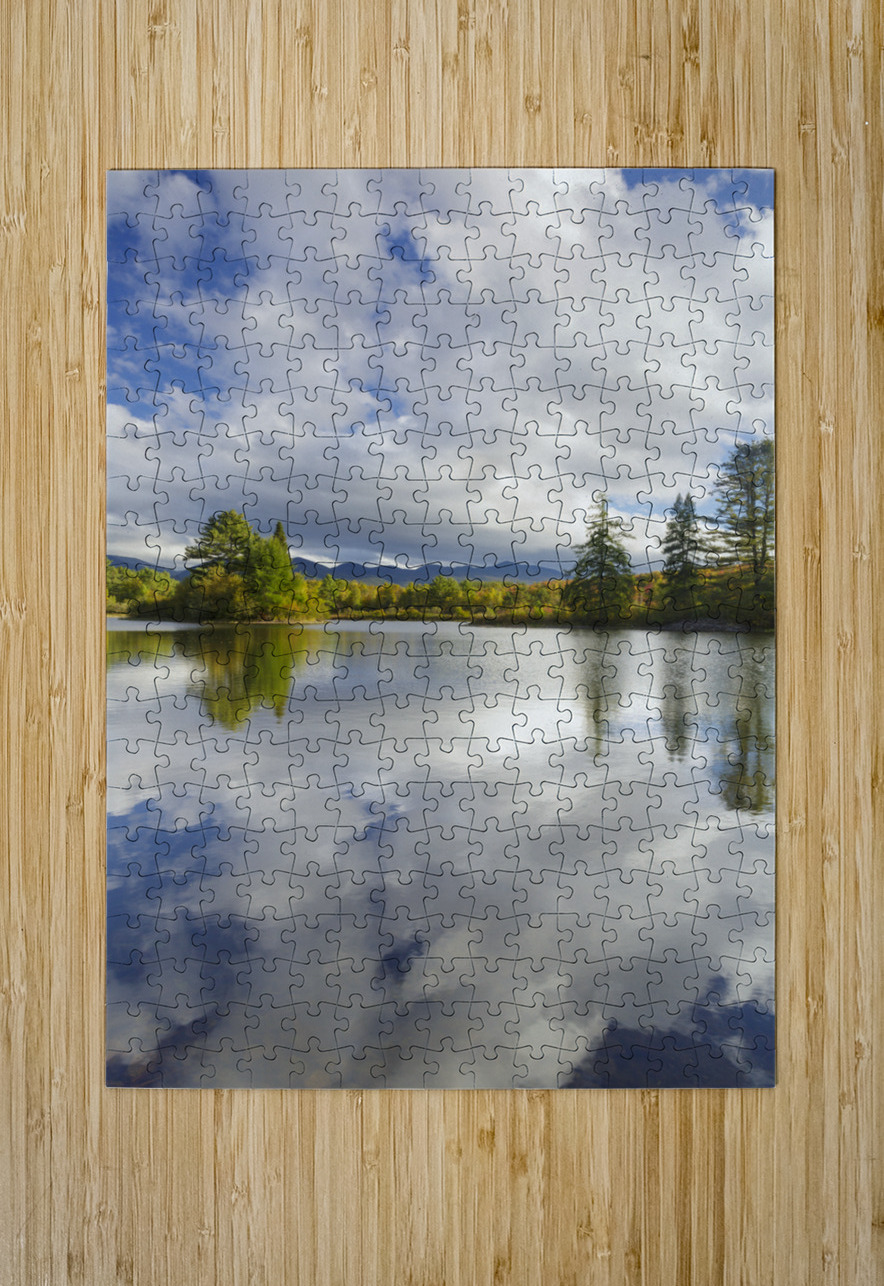 Coffin Pond - Sugar Hill New Hampshire  HD Metal print with Floating Frame on Back