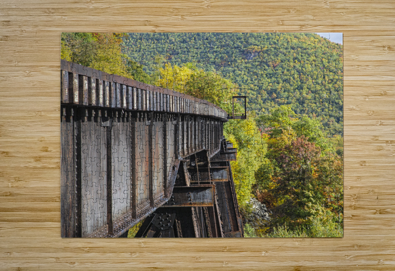 Maine Central Railroad - Harts Location New Hampshire ScenicNH Photography Puzzle printing