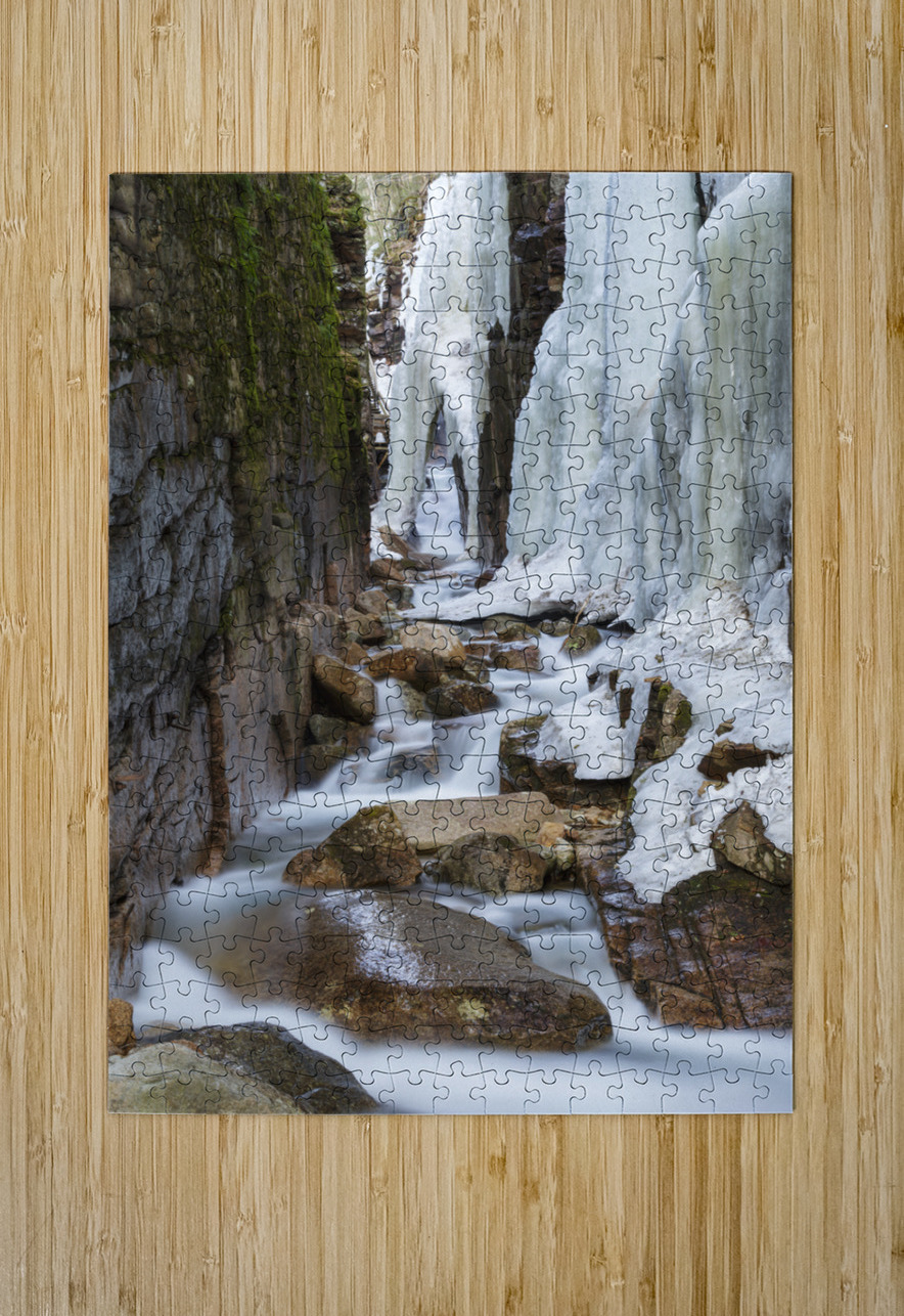 Flume Gorge - Franconia Notch State Park New Hampshire ScenicNH Photography Puzzle printing