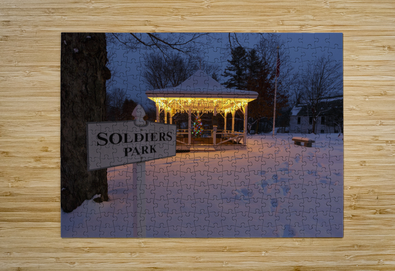 Village of North Woodstock New Hampshire ScenicNH Photography Puzzle printing