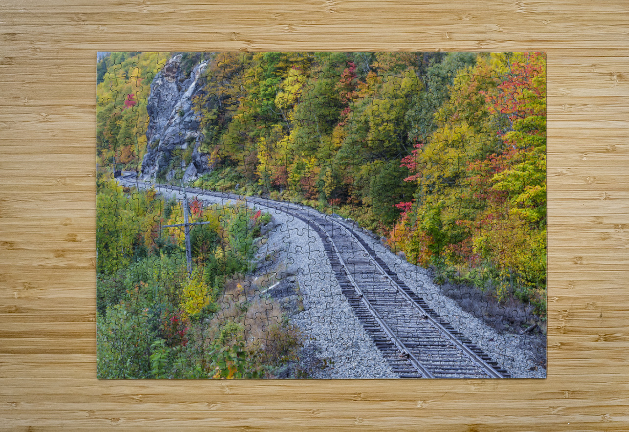 Maine Central Railroad - Harts Location New Hampshire ScenicNH Photography Puzzle printing