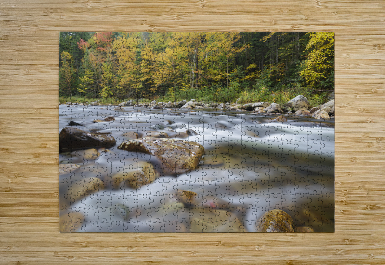 Ammonoosuc River - Carroll New Hampshire  HD Metal print with Floating Frame on Back
