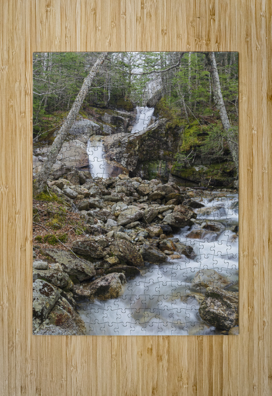 Lafayette Brook Falls - Franconia New Hampshire ScenicNH Photography Puzzle printing