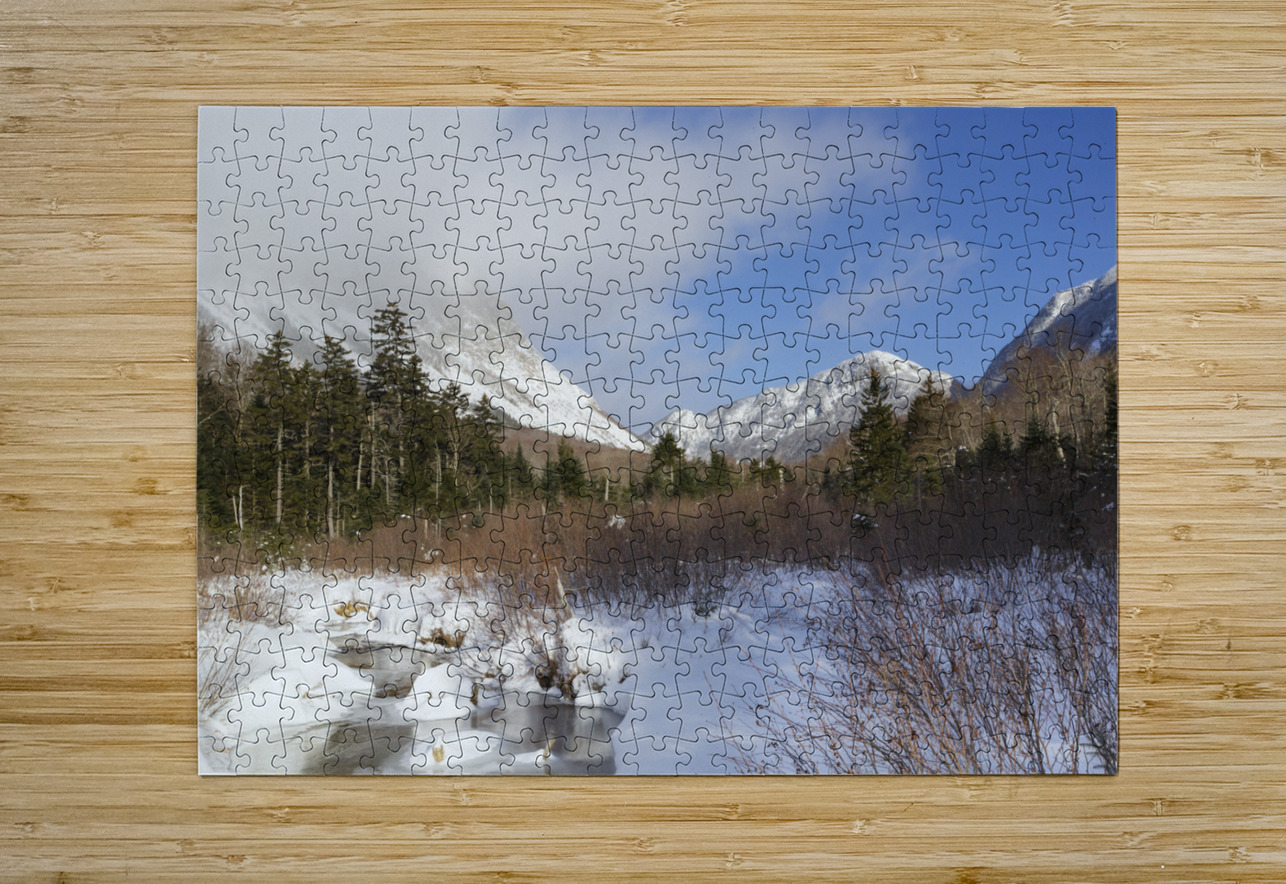 Pemi Trail - Franconia New Hampshire ScenicNH Photography Puzzle printing