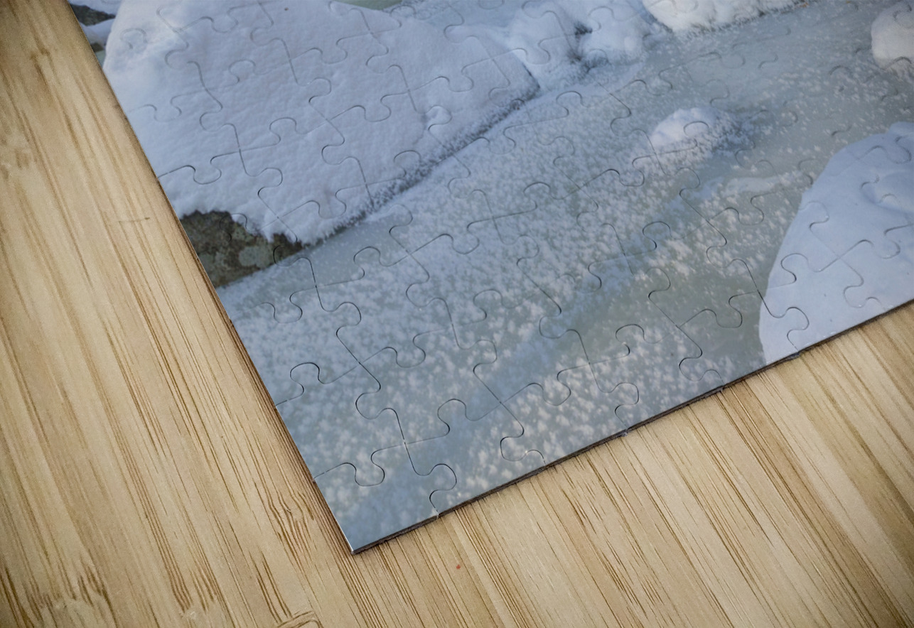 Kinsman Falls - Franconia Notch State Park New Hampshire ScenicNH Photography Puzzle