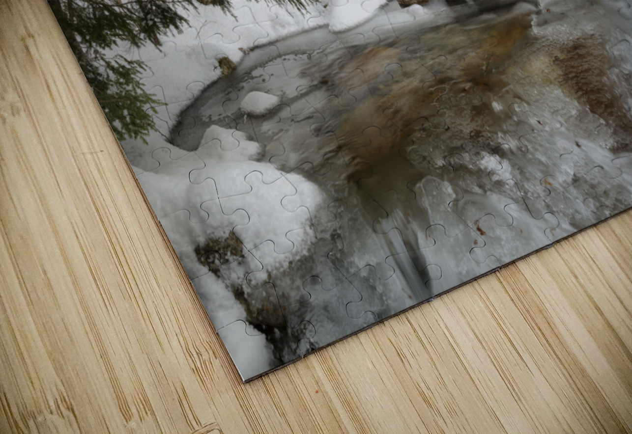 Flume Brook - Franconia Notch State Park New Hampshire ScenicNH Photography Puzzle