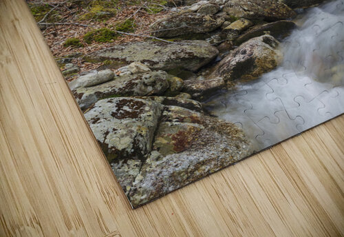 Lafayette Brook Falls - Franconia New Hampshire ScenicNH Photography puzzle