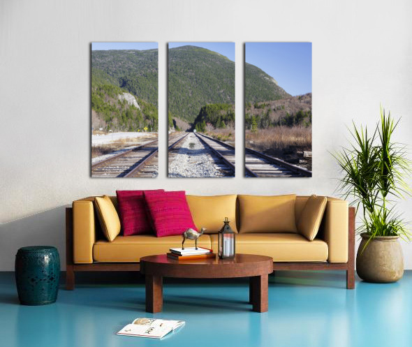 Conway Scenic Railroad - Crawford Notch New Hampshire Split Canvas print