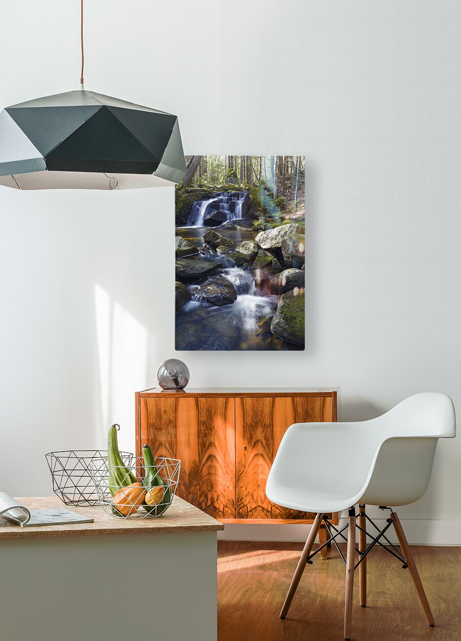 Crooked Brook - North Woodstock New Hampshire  HD Metal print with Floating Frame on Back