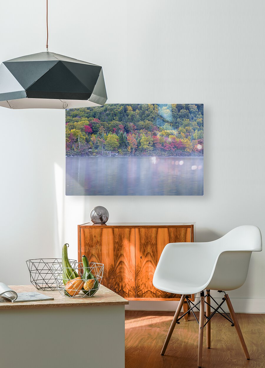 Echo Lake - Franconia Notch New Hampshire  HD Metal print with Floating Frame on Back
