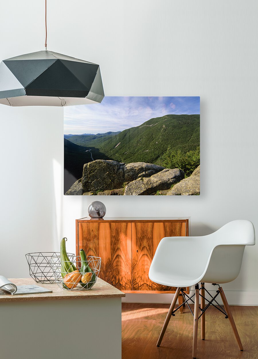Crawford Notch - White Mountains New Hampshire   HD Metal print with Floating Frame on Back