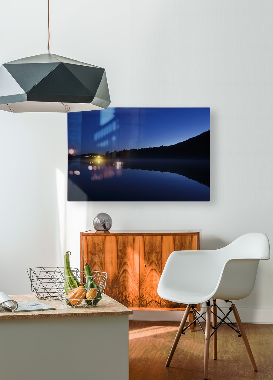 Saco Lake - White Mountain National Forest New Hampshire USA  HD Metal print with Floating Frame on Back