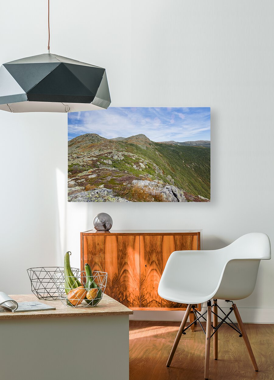 Crawford Path - Mt Monroe New Hampshire  HD Metal print with Floating Frame on Back