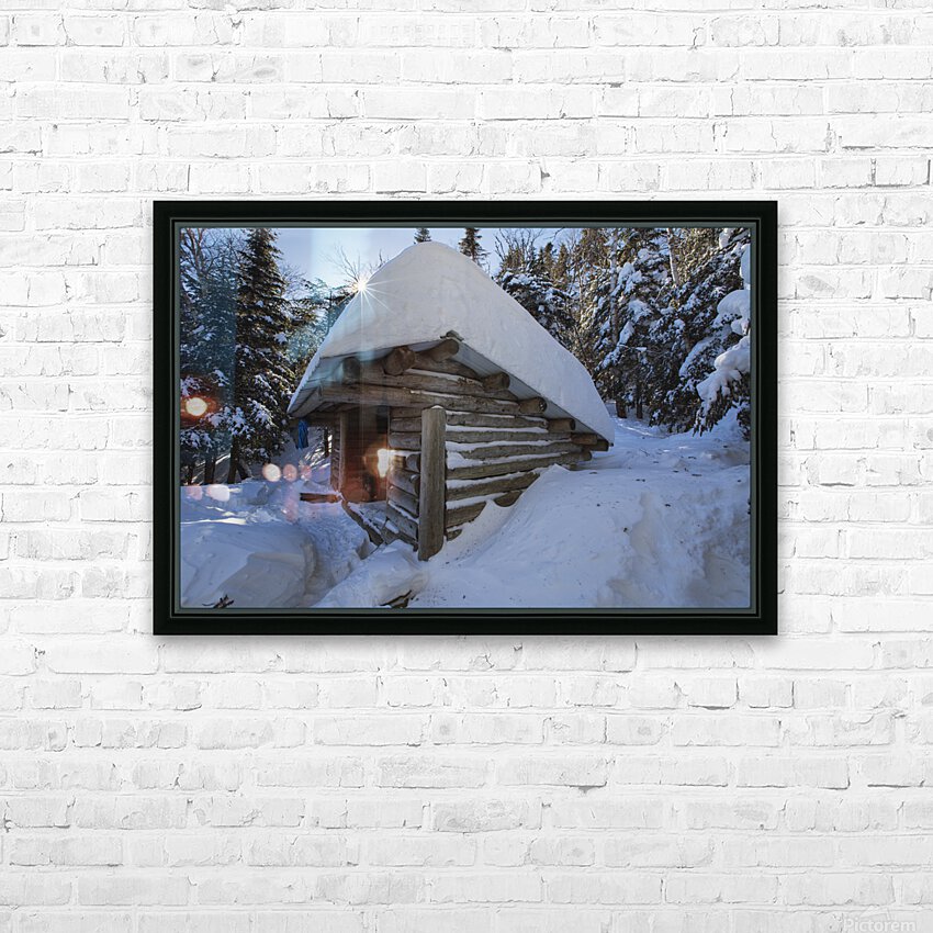Beaver Brook Shelter - Appalachian Trail New Hampshire HD Sublimation Metal print with Decorating Float Frame (BOX)
