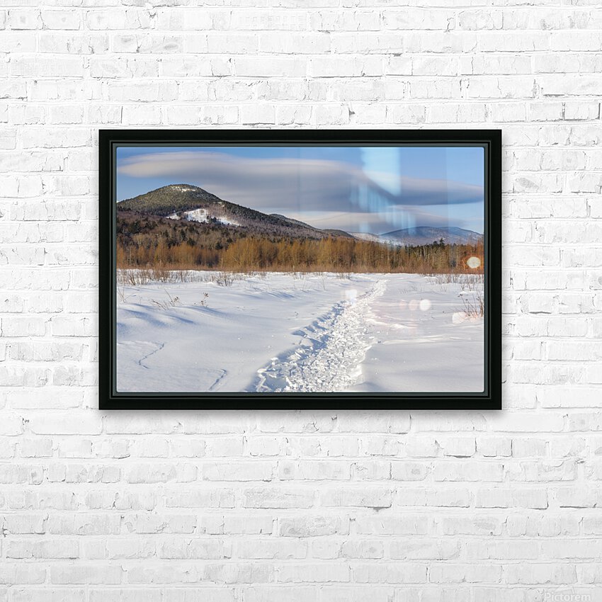 Downes - Oliverian Brook Ski Trail - White Mountains New Hampshire HD Sublimation Metal print with Decorating Float Frame (BOX)