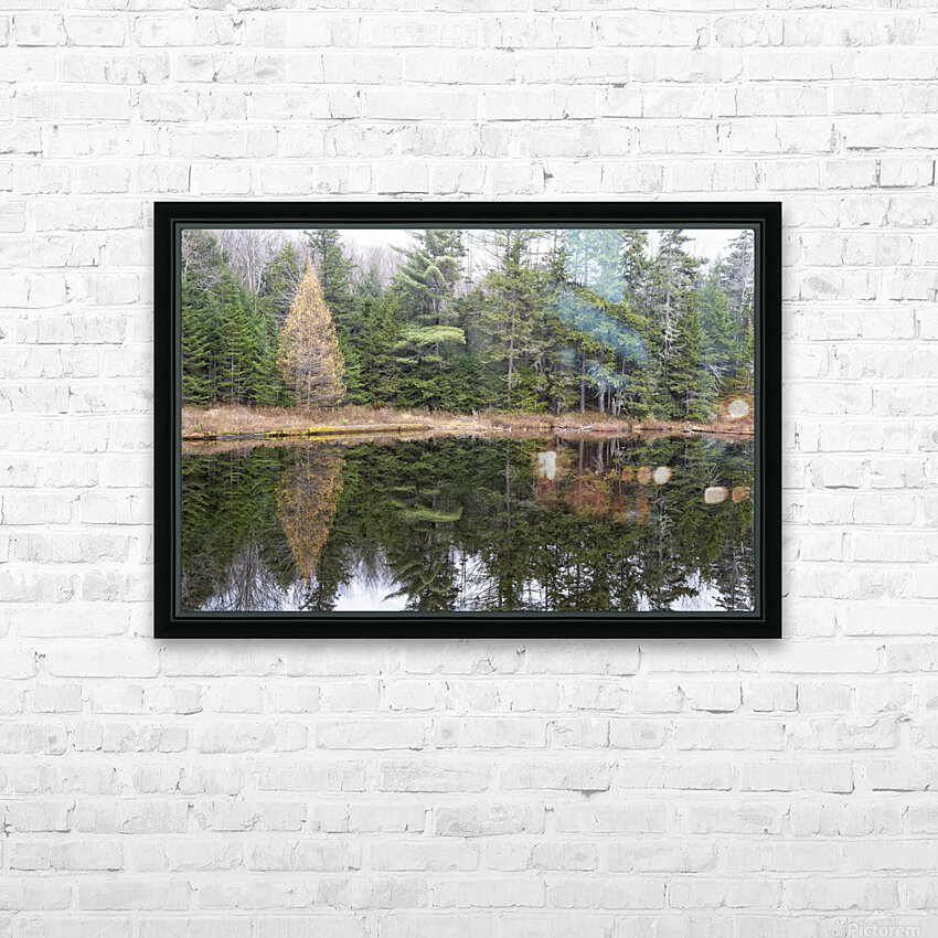Black Pond - White Mountains New Hampshire HD Sublimation Metal print with Decorating Float Frame (BOX)