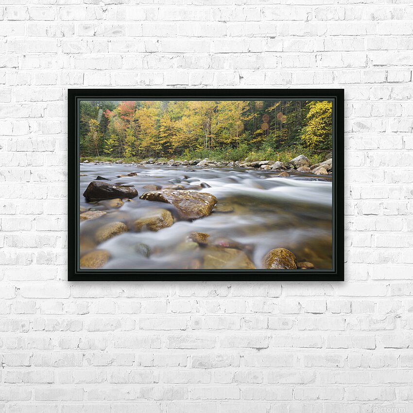 Ammonoosuc River - Carroll New Hampshire HD Sublimation Metal print with Decorating Float Frame (BOX)