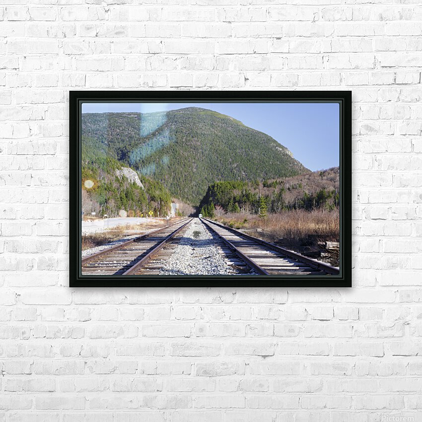Conway Scenic Railroad - Crawford Notch New Hampshire HD Sublimation Metal print with Decorating Float Frame (BOX)