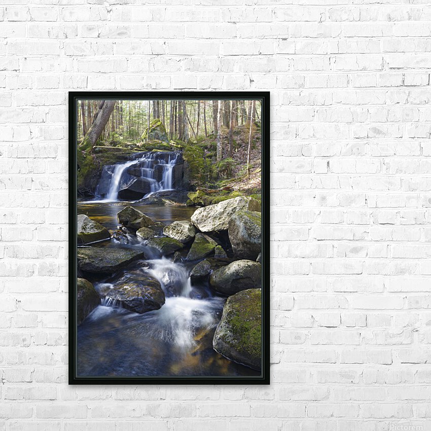 Crooked Brook - North Woodstock New Hampshire HD Sublimation Metal print with Decorating Float Frame (BOX)