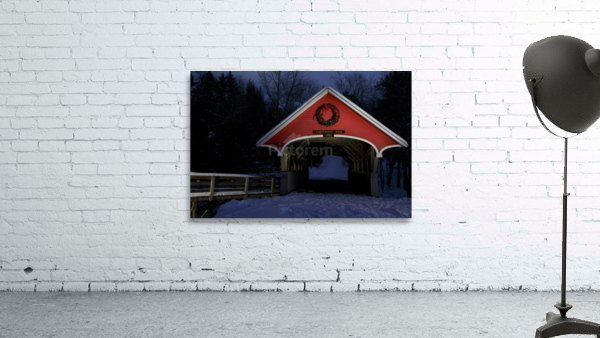 Flume Covered Bridge - Franconia Notch New Hampshire by ScenicNH Photography