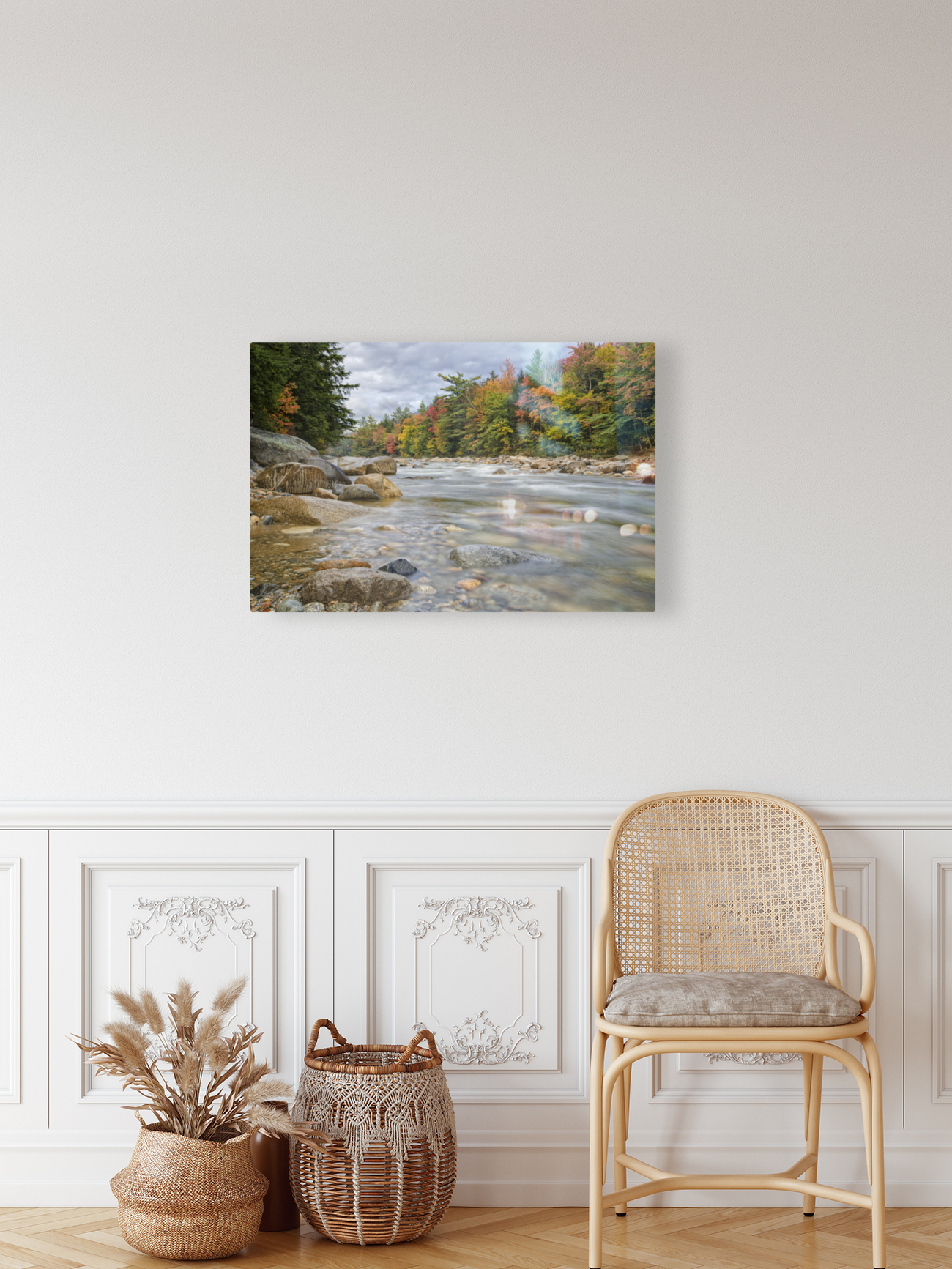 East Branch of the Pemigewasset River - Lincoln New Hampshire  back frame mount