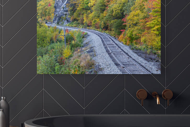 Maine Central Railroad - Harts Location New Hampshire by ScenicNH Photography