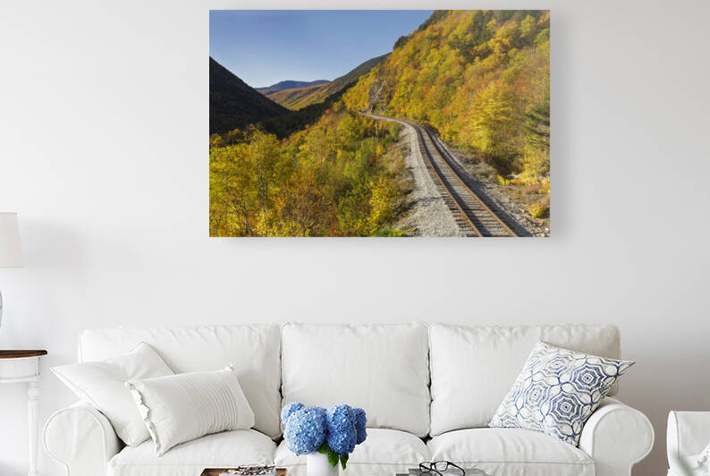 Maine Central Railroad - Harts Location New Hampshire by ScenicNH Photography