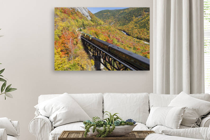 Willey Brook Trestle - Harts Location New Hampshire by ScenicNH Photography