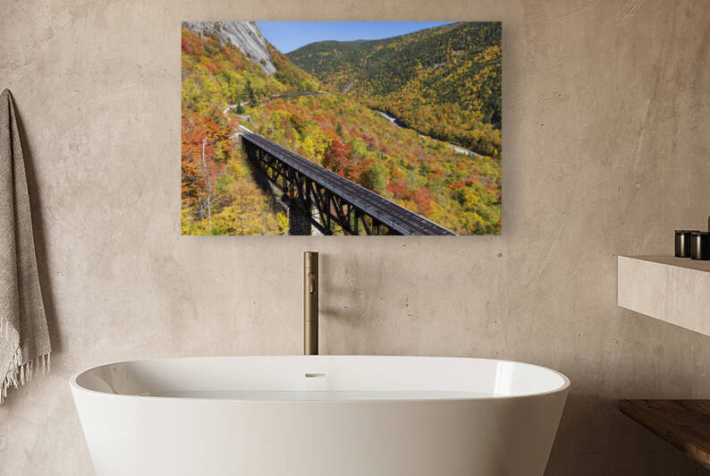 Willey Brook Trestle - White Mountains New Hampshire by ScenicNH Photography