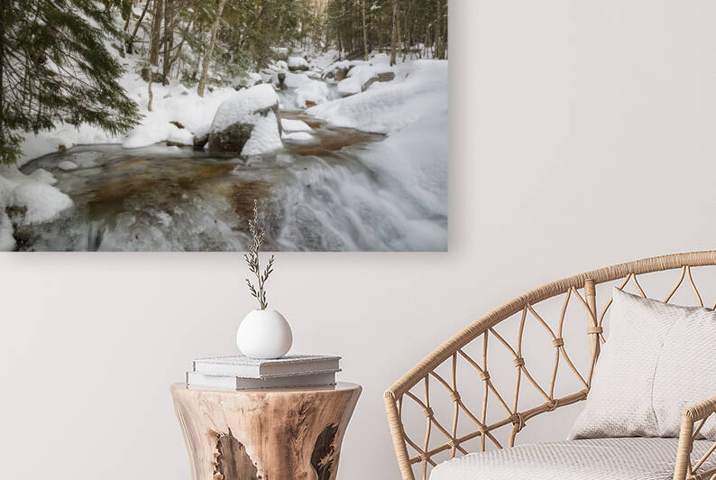 Flume Brook - Franconia Notch State Park New Hampshire by ScenicNH Photography