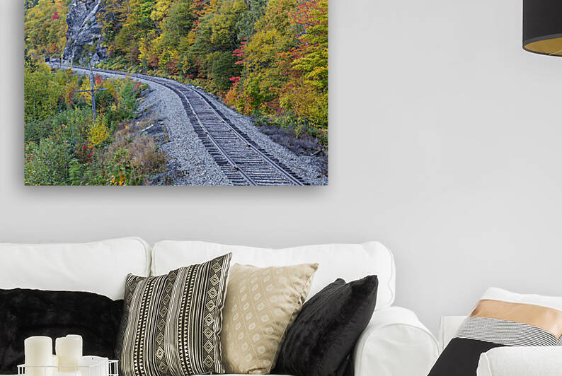 Maine Central Railroad - Harts Location New Hampshire by ScenicNH Photography