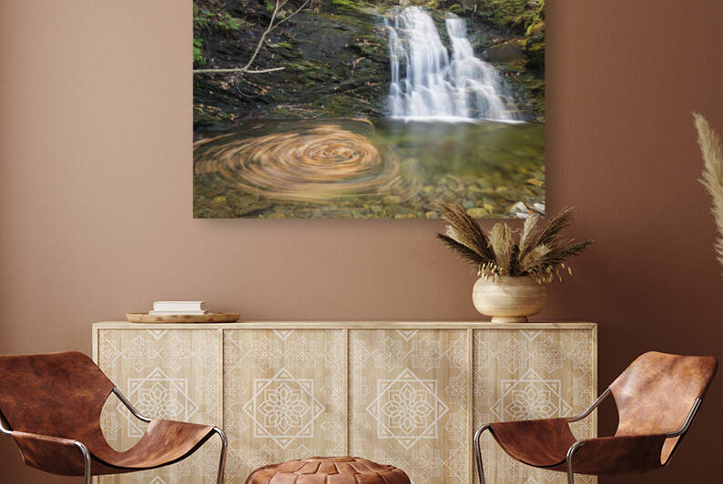 Blue Ravine Cascades - Kinsman Notch New Hampshire by ScenicNH Photography