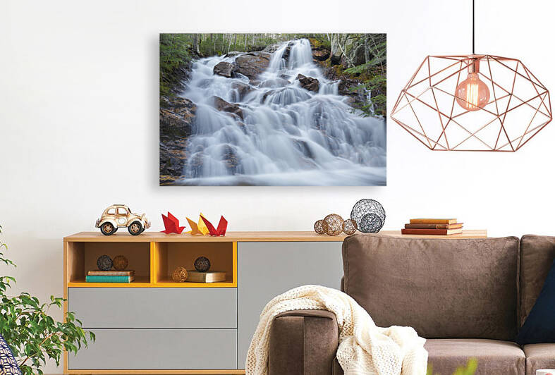 Birch Island Brook Falls - Lincoln New Hampshire by ScenicNH Photography