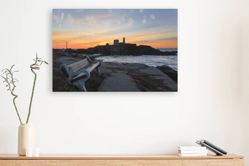 Cape Neddick Nubble Light - York Maine by ScenicNH Photography