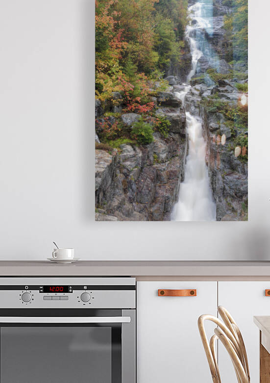 Silver Cascade - Crawford Notch New Hampshire  by ScenicNH Photography