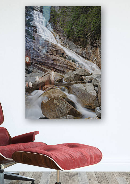 Ripley Falls - Crawford Notch State Park New Hampshire by ScenicNH Photography