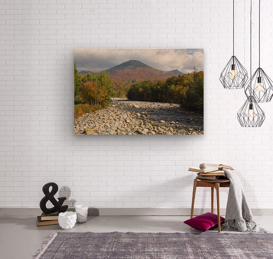 East Branch of the Pemigewasset River - Lincoln New Hampshire  Wood print