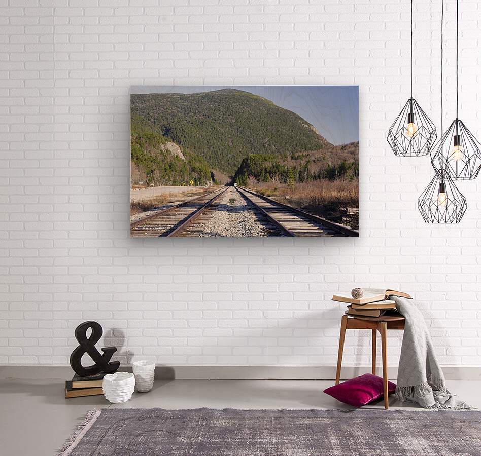 Conway Scenic Railroad - Crawford Notch New Hampshire  Wood print