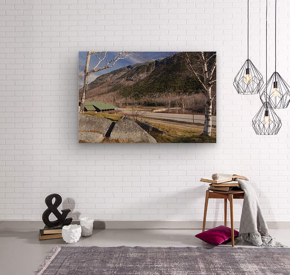 Crawford Notch State Park - White Mountains New Hampshire  Wood print
