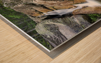 Mt Field Brook Cascades - Bethlehem New Hampshire Wood print