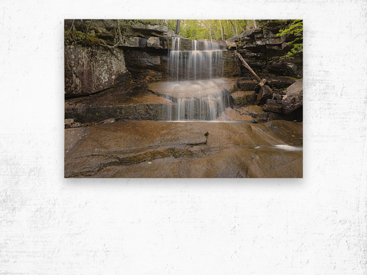 Champney Falls - Albany New Hampshire Wood print