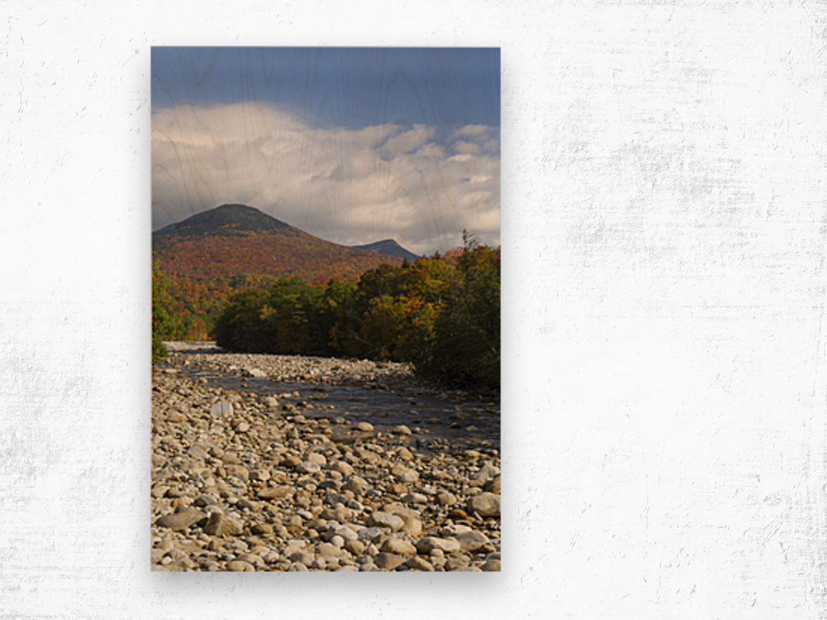 East Branch of the Pemigewasset River - Lincoln New Hampshire Wood print