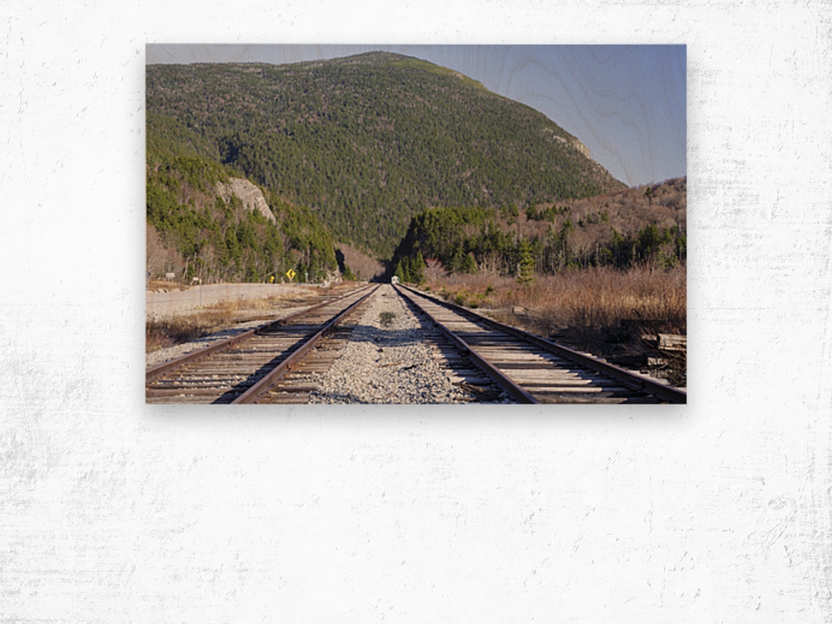 Conway Scenic Railroad - Crawford Notch New Hampshire Wood print