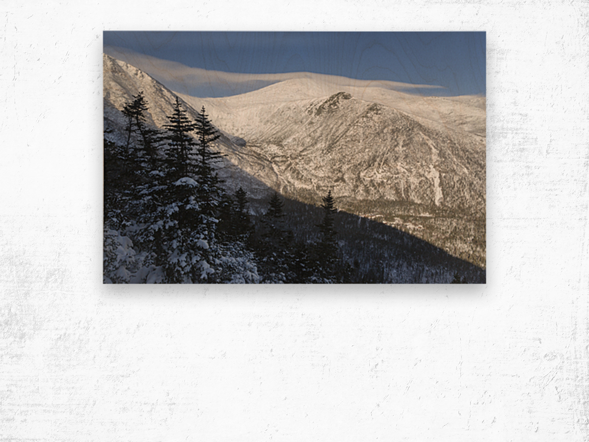 Boott Spur Link Trail - Mt Washington Tuckerman Ravine Wood print